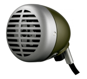 Shure 520DX "Green Bullet" Harmonica Microphone Hire London & Surrey - Fusion Sound & Light