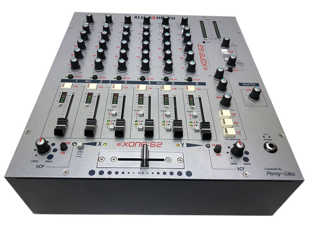 Allen & Heath Xone 62 DJ Mixer 05