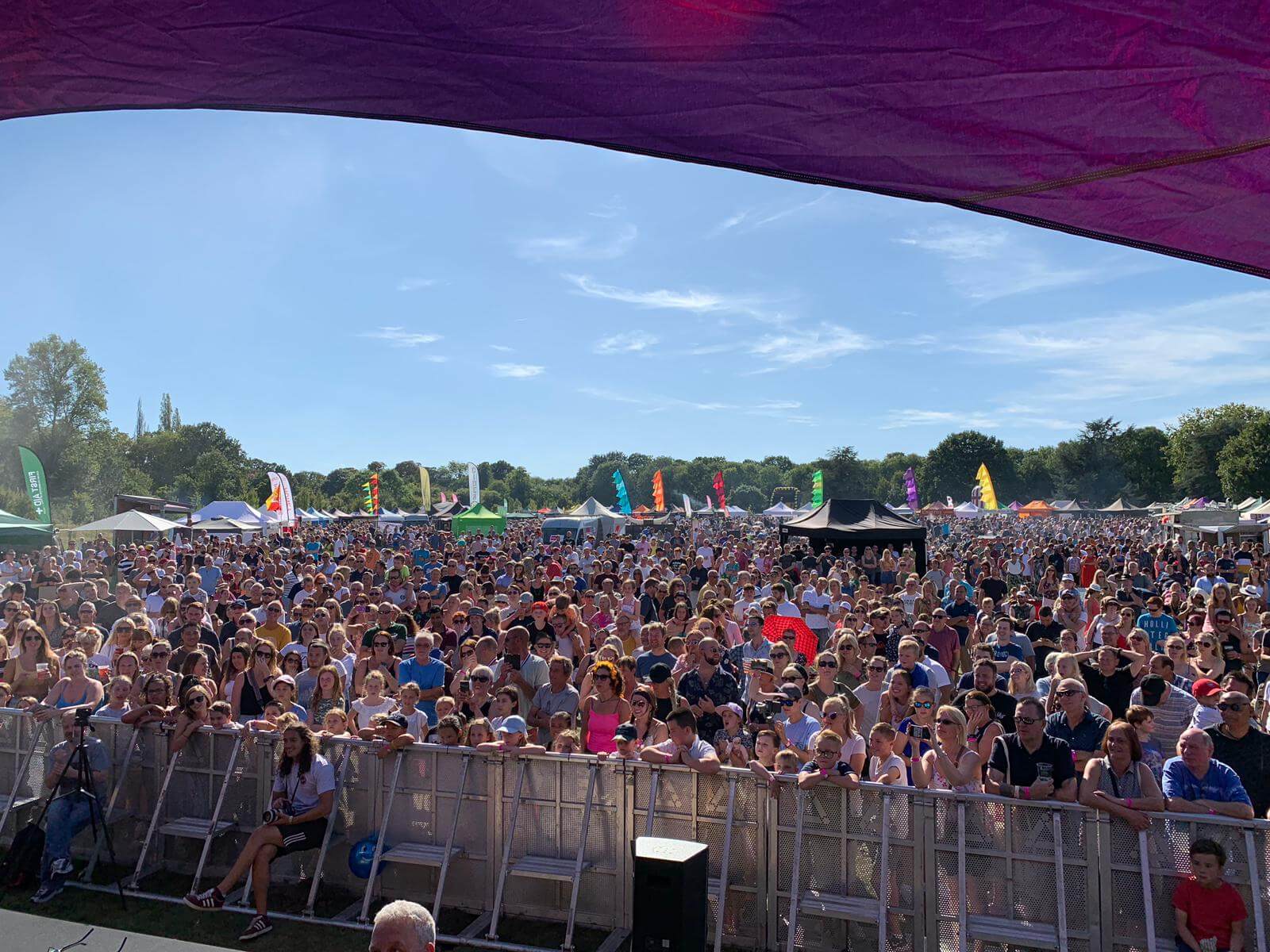 Cheam Celebration Of Food & Drink 2019 - Fusion Sound & Light Stage Pic