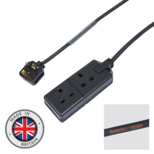 13a 2-Way Extension Lead - 1m