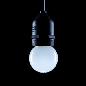25w BC White Golf Ball Lamp