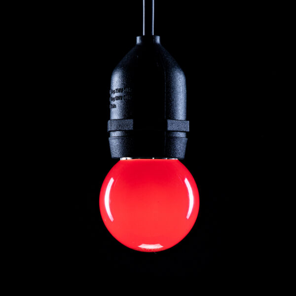 25w BC Red Golf Ball Lamp Bulbs