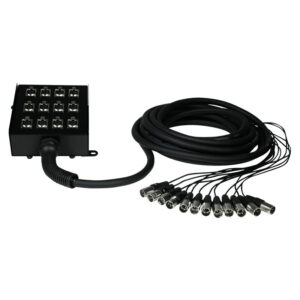 12 Way XLR Stagebox Multicore 10m