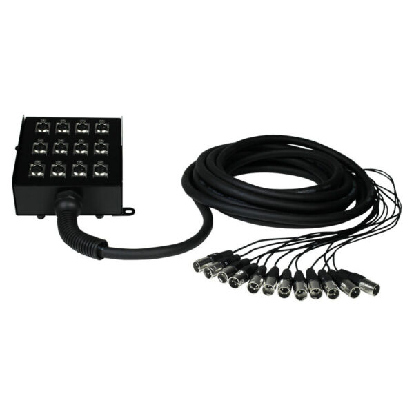 12 Way XLR Stagebox Multicore 10m