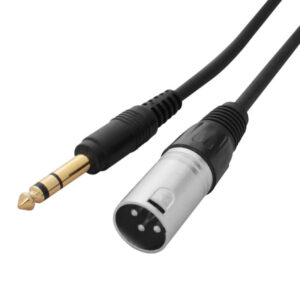 1/4" Jack - XLR M 3m