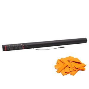 80cm Orange Paper Electric Confetti Cannon