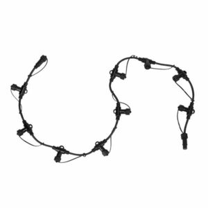 Black Connectable Curtain Connector, 9 Ports Fairy Lights