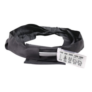 Black Softsteel 1 Ton WLL, Working Length 2m