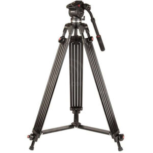 Kenro Twin Tube Video Tripod Kit With VH01B Fluid Head