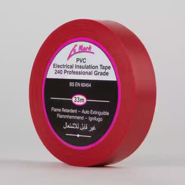PVC Tape 19mm x 33m - Red