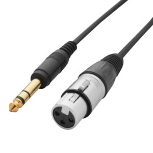 XLR F - 1/4" Jack 5m