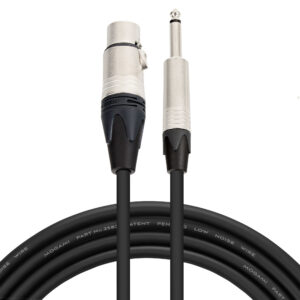 XLR F - 1/4" Jack (Balanced)  1m
