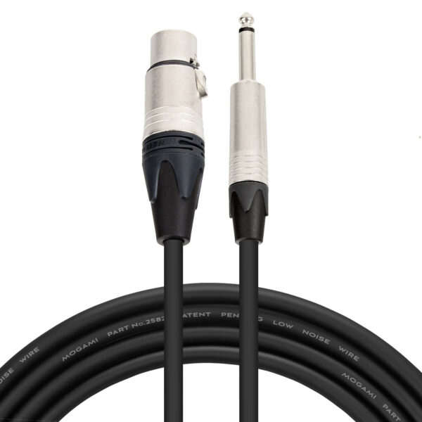 XLR F - 1/4" Jack (Balanced)  1m