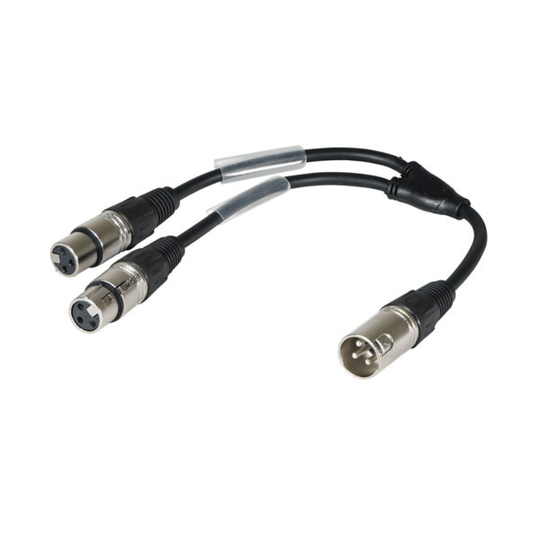 XLR Y Split 2xF - 1xM