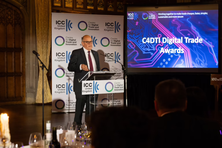 Acrylic lectern and projector screen