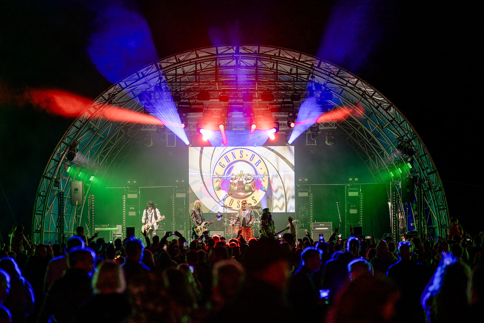 Main stage with dynamic lighting